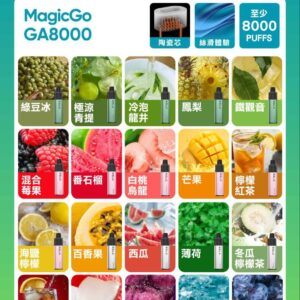 RELX 悅刻8000口一次性拋棄式電子煙
